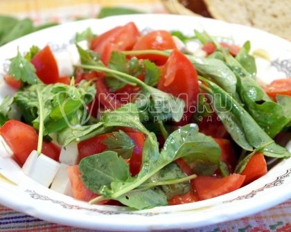 Салат с рукколой «Аннет»