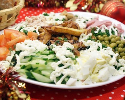 Салат «Коза на пороге»