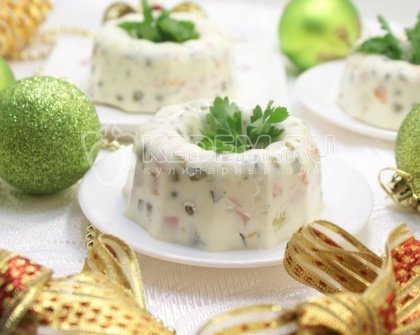 Заливное «Оливье»