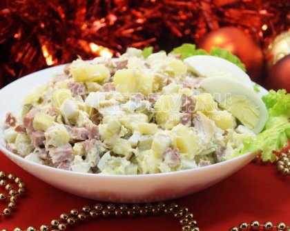 Салат «Неоливье» с курицей