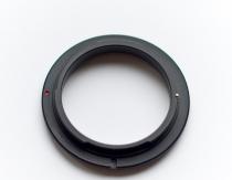 Связка двух объективов для макросъемки Сцепление объективов кольцом